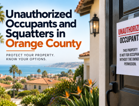 Unauthorized Occupants Squatters Orange County